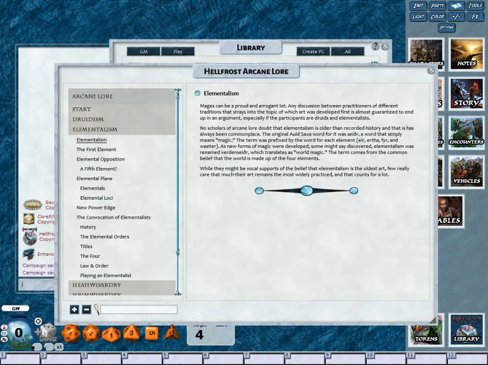 Fantasy Grounds - Hellfrost: Arcane Lore (Savage Worlds) Screenshot 2