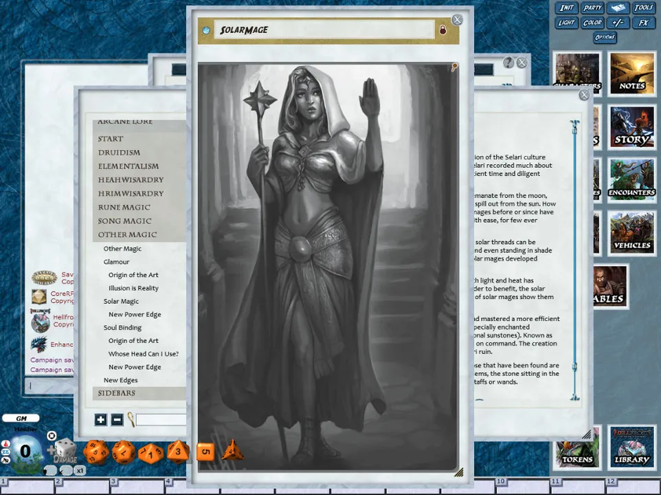 Fantasy Grounds - Hellfrost: Arcane Lore (Savage Worlds) Screenshot 0