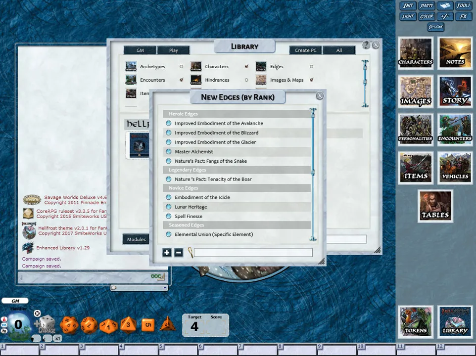 Fantasy Grounds - Hellfrost: Arcane Lore (Savage Worlds) Screenshot 1