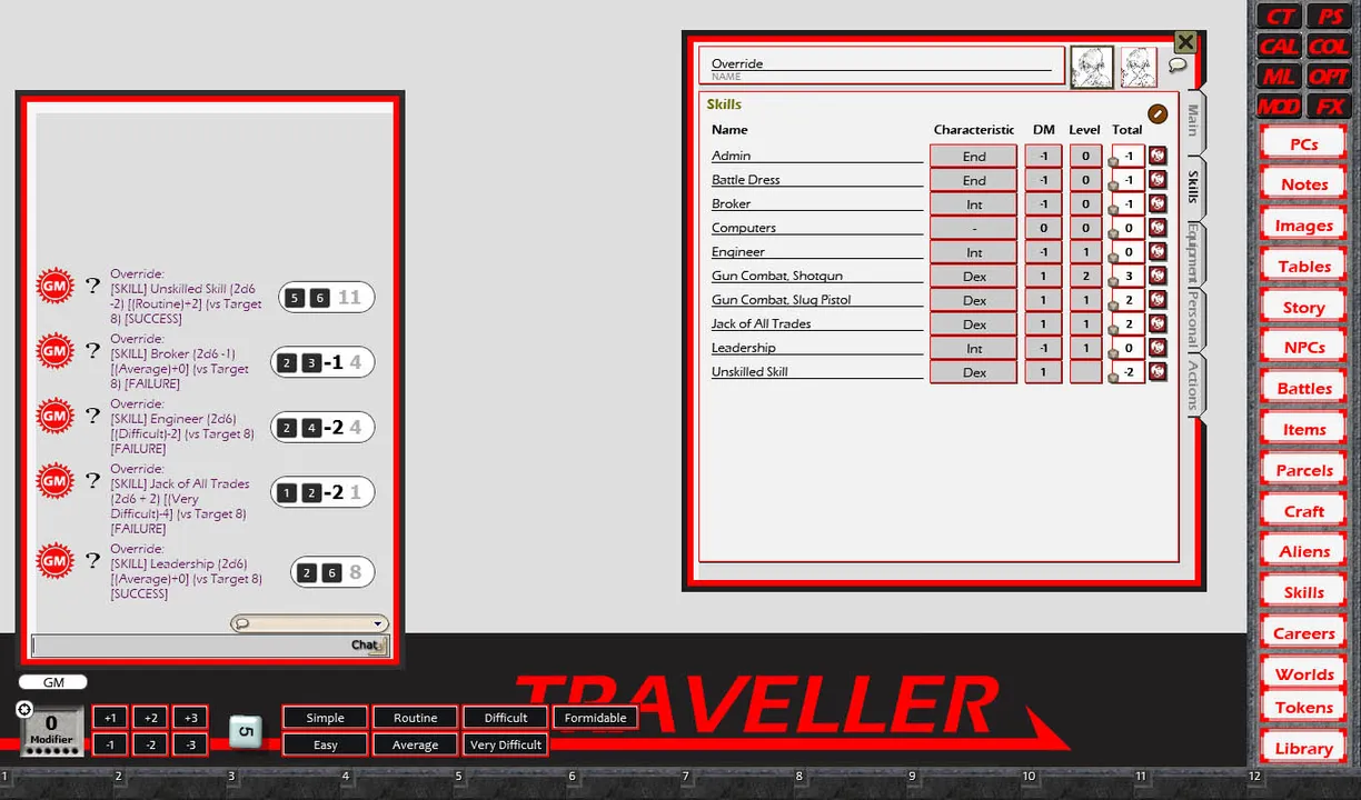 Fantasy Grounds - Traveller Mongoose 1E Ruleset (Traveller 1E Mongoose) Screenshot 5