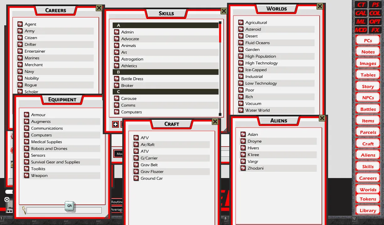 Fantasy Grounds - Traveller Mongoose 1E Ruleset (Traveller 1E Mongoose) Screenshot 7