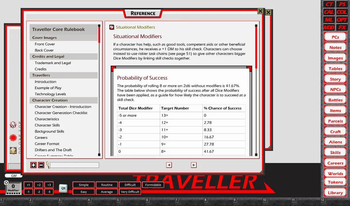 Fantasy Grounds - Traveller Mongoose 1E Ruleset (Traveller 1E Mongoose) Screenshot 12