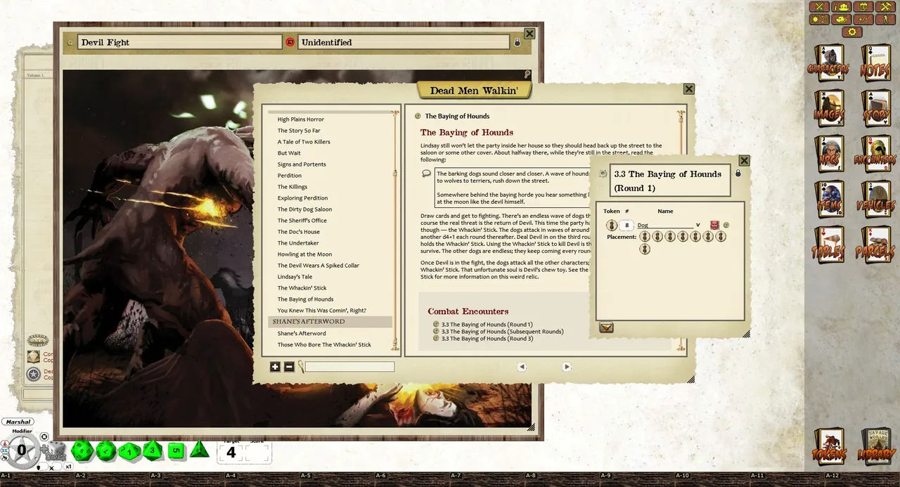 Fantasy Grounds - Deadlands Reloaded: Dead Men Walkin' (Savage Worlds) Screenshot 1