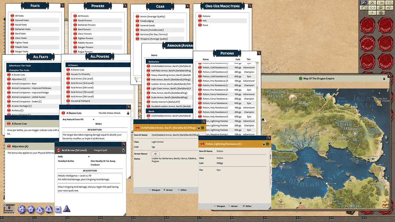 Fantasy Grounds - 13th Age Ruleset (13th Age) Screenshot 2