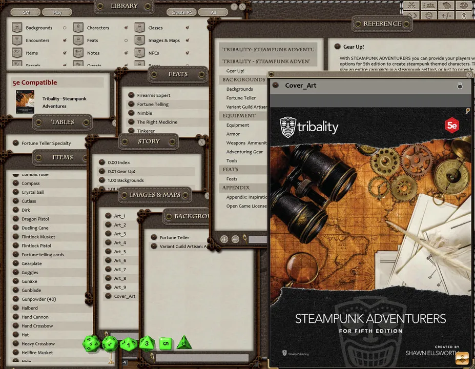 Fantasy Grounds - Steampunk Adventurers (5E) Screenshot 2