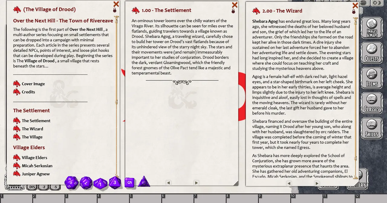 Fantasy Grounds - En5ider: The Village of Drood (5E) Screenshot 2