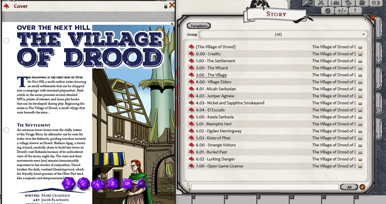 Fantasy Grounds - En5ider: The Village of Drood (5E) Screenshot 1