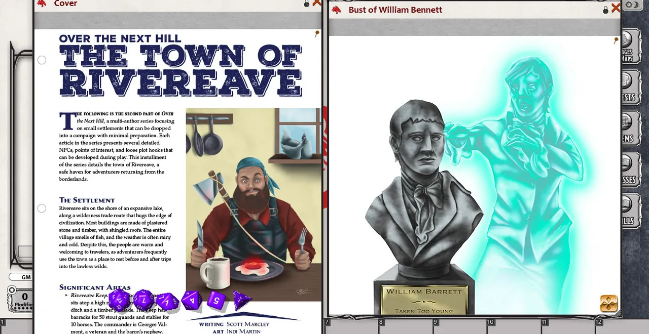 Fantasy Grounds - En5ider: Town of Rivereave (5E) Screenshot 0