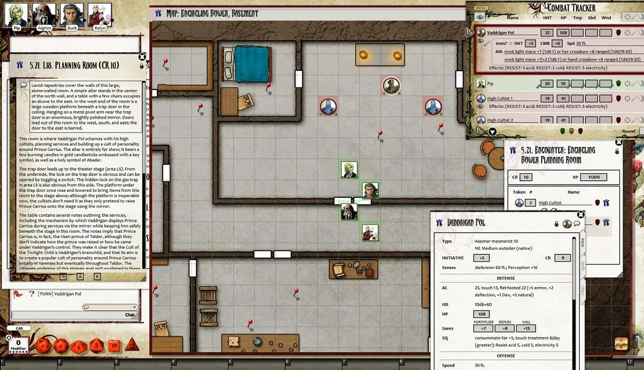 Fantasy Grounds - Pathfinder RPG - War for the Crown AP 3: The Twilight Child (PFRPG) Screenshot 5
