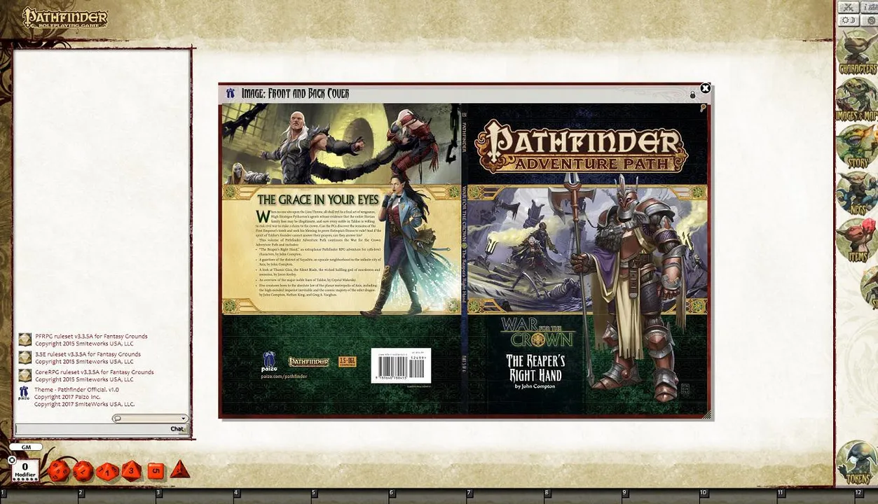 Fantasy Grounds - Pathfinder RPG - War for the Crown AP 5: The Reaper’s Right Hand (PFRPG) Screenshot 2
