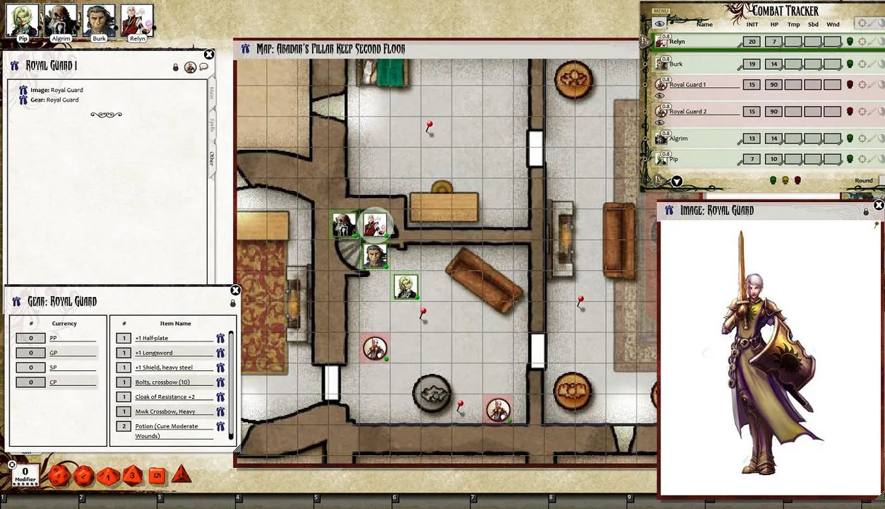 Fantasy Grounds - Pathfinder RPG - War for the Crown AP 4: City in the Lion's Eye (PFRPG) Screenshot 1