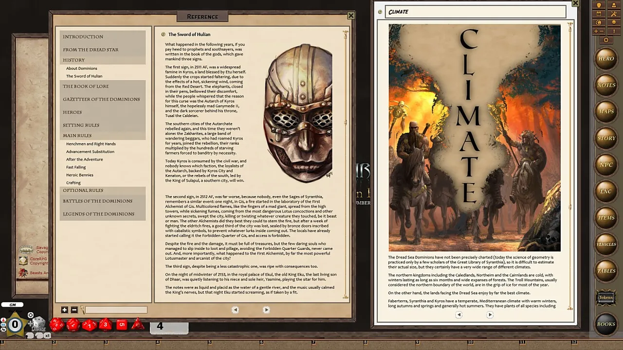 Fantasy Grounds - Beasts & Barbarians Steel Edition Player Guide (Savage Worlds) Screenshot 2