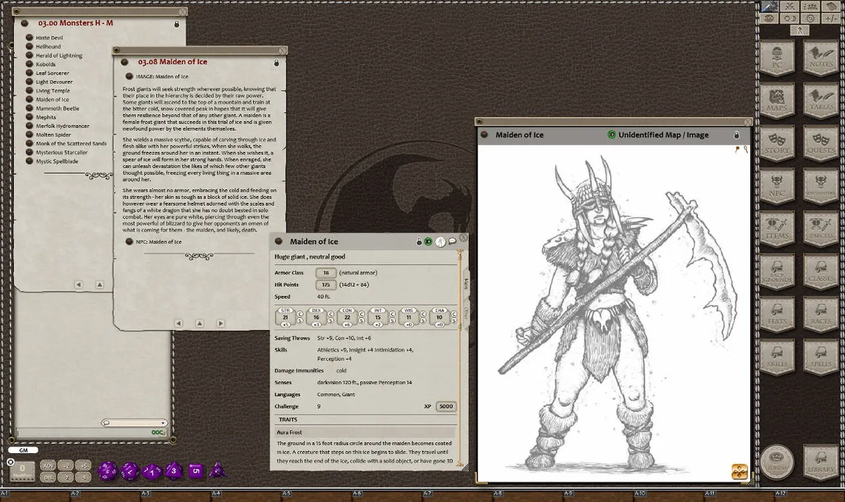 Fantasy Grounds - Nerzugal's Extended Bestiary (5E) Screenshot 0