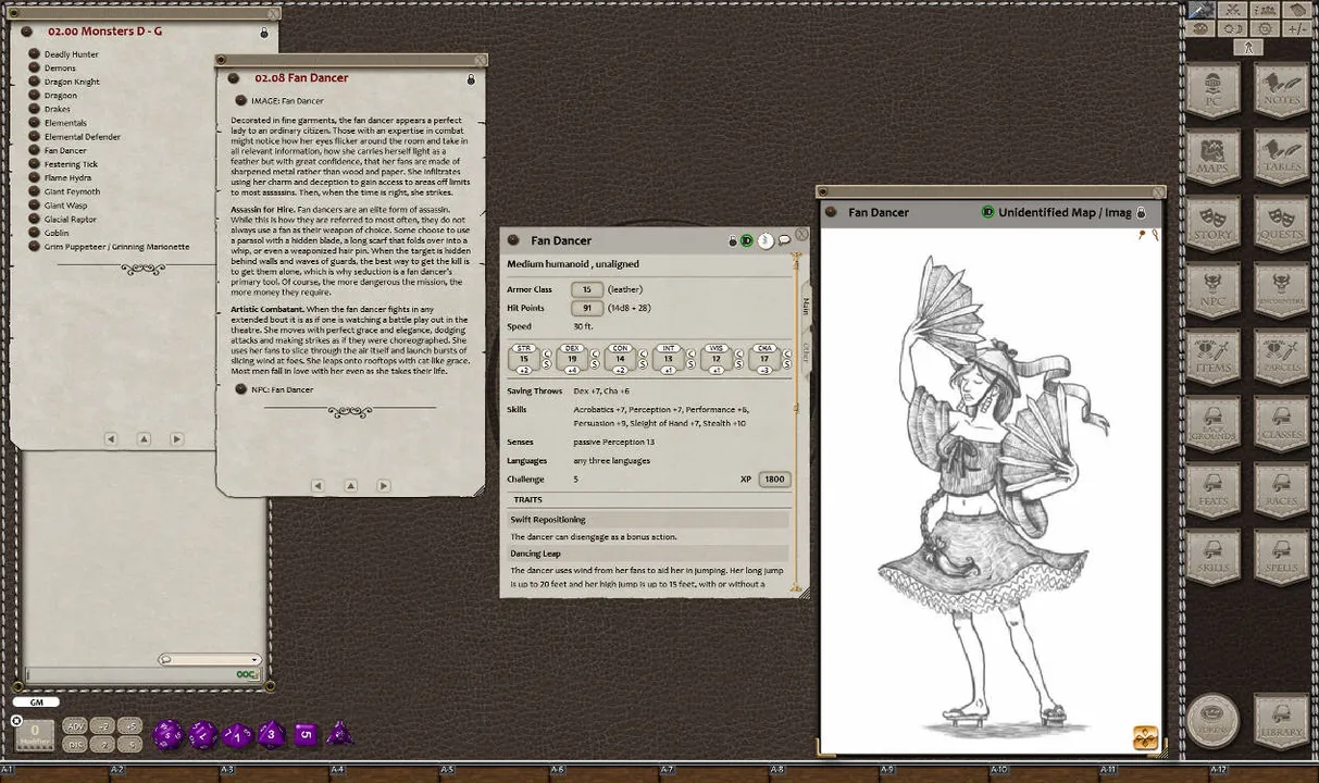 Fantasy Grounds - Nerzugal's Extended Bestiary (5E) Screenshot 4