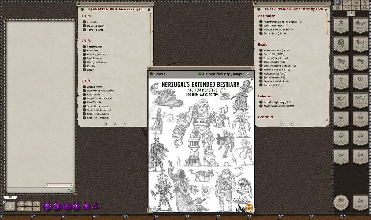 Fantasy Grounds - Nerzugal's Extended Bestiary (5E) Screenshot 2