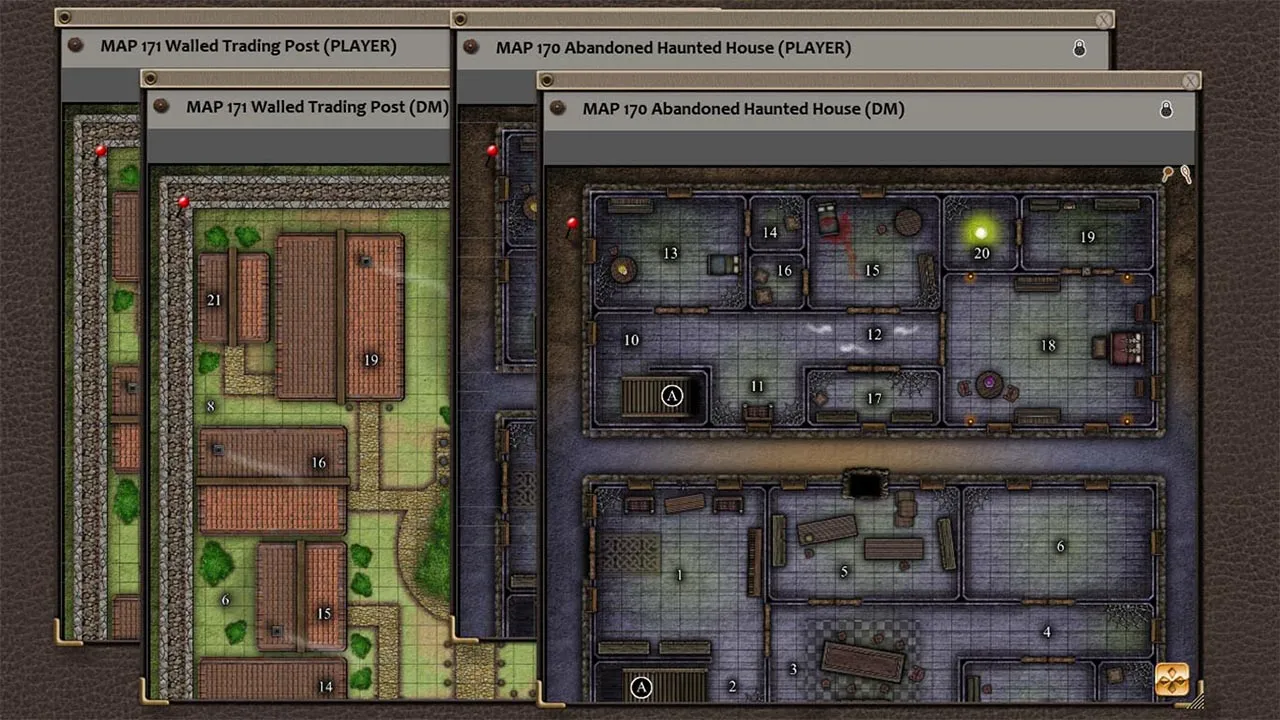 Fantasy Grounds - Paths to Adventure: Taverns and Storefronts (Map Pack) Screenshot 1