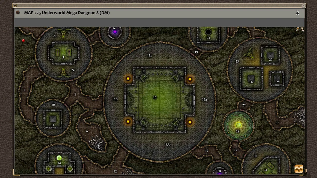Fantasy Grounds - Paths to Adventure: Underworld Mega-Dungeons (Map Pack) Screenshot 3