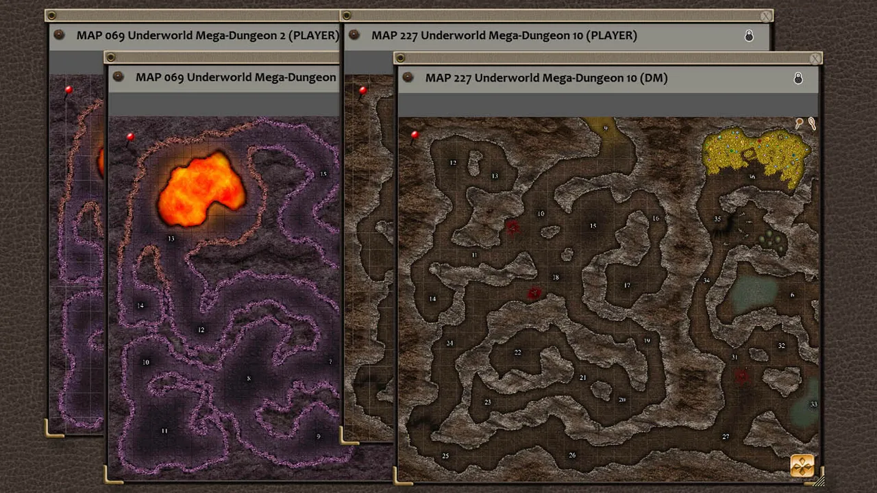 Fantasy Grounds - Paths to Adventure: Underworld Mega-Dungeons (Map Pack) Screenshot 2