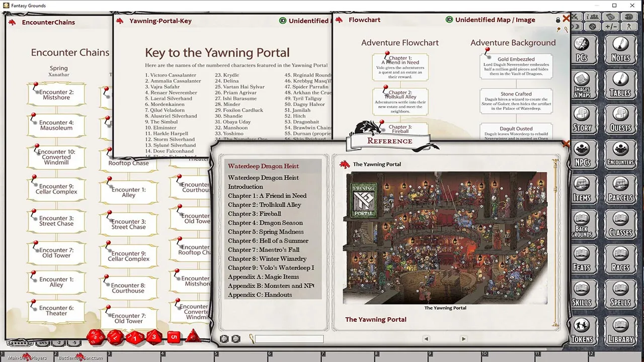 Fantasy Grounds - Dungeons & Dragons Waterdeep: Dragon Heist Screenshot 1