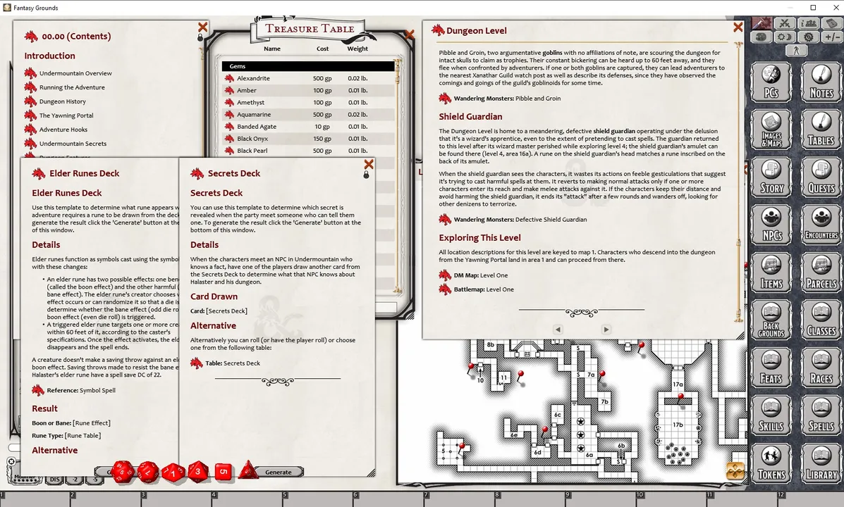 Fantasy Grounds - Dungeons & Dragons Waterdeep: Dungeon of the Mad Mage Screenshot 4