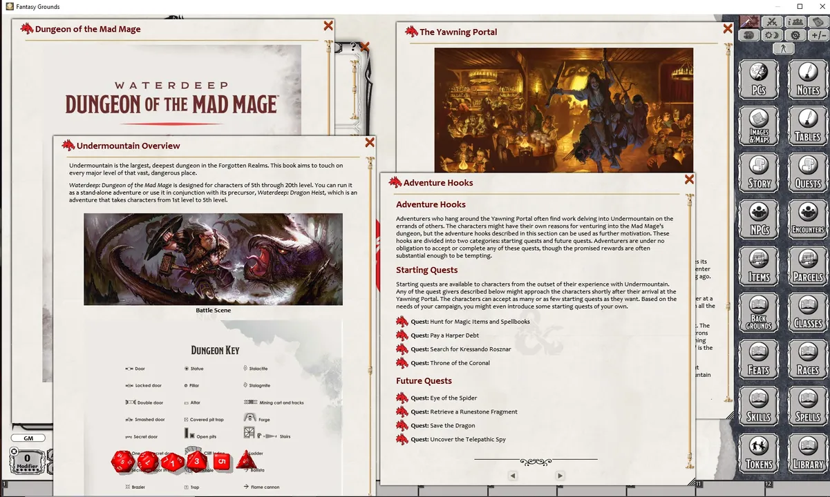 Fantasy Grounds - Dungeons & Dragons Waterdeep: Dungeon of the Mad Mage Screenshot 0