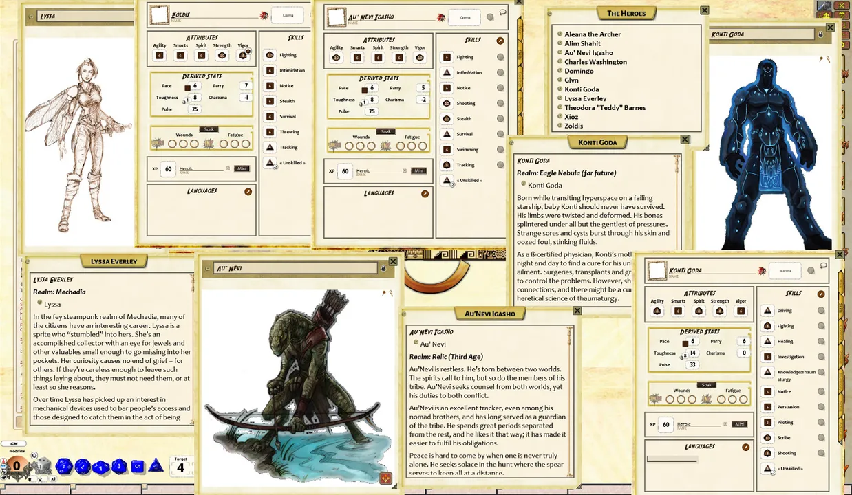 Fantasy Grounds - Dungeonlands: Heroes And Servitors (Savage Worlds) Screenshot 2