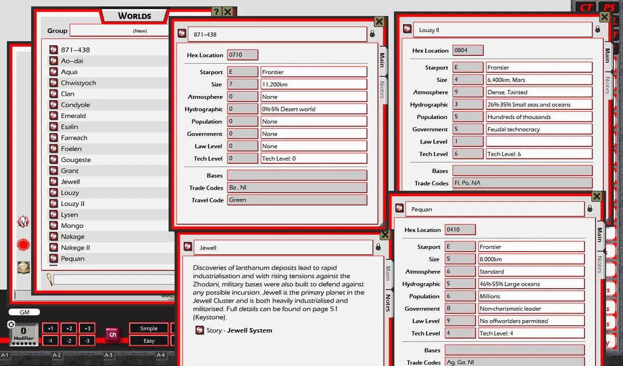 Fantasy Grounds - Tripwire (Mongoose Traveller 1E) Screenshot 4