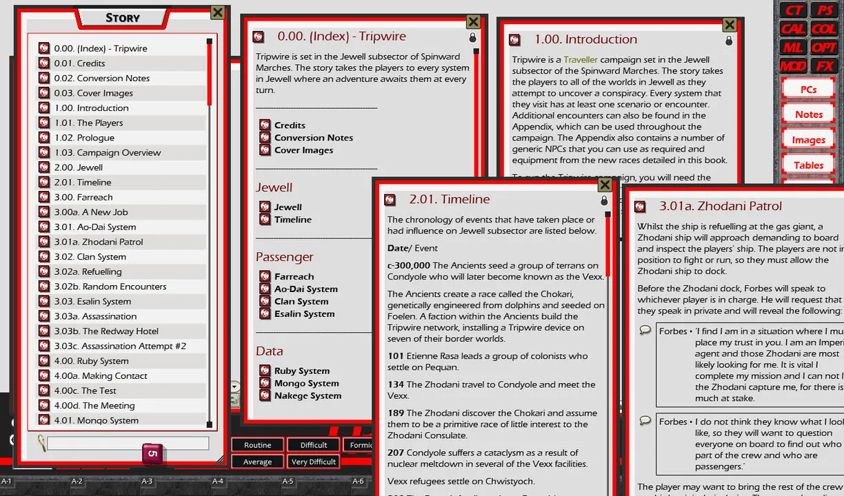 Fantasy Grounds - Tripwire (Mongoose Traveller 1E) Screenshot 5