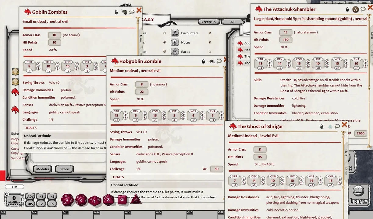 Fantasy Grounds - A Dead Reckoning (5E) Screenshot 1