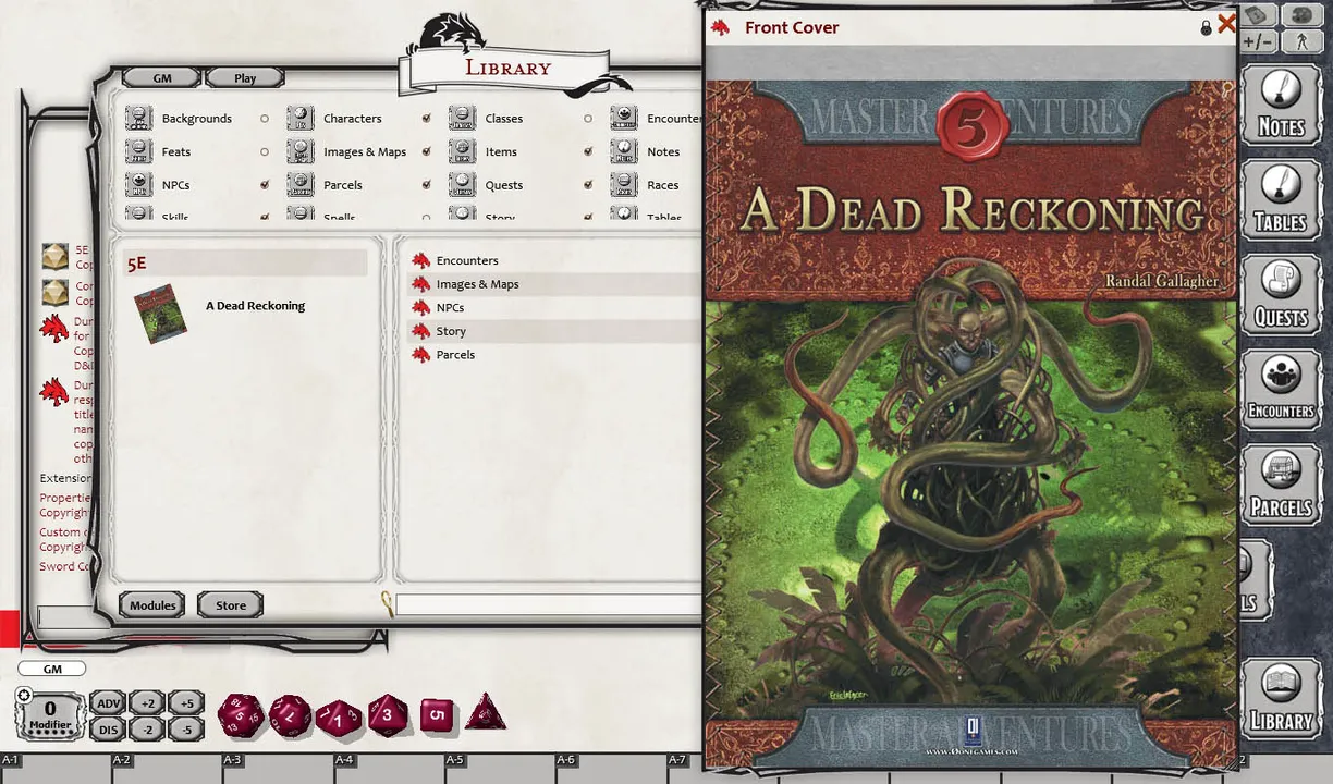 Fantasy Grounds - A Dead Reckoning (5E) Screenshot 0