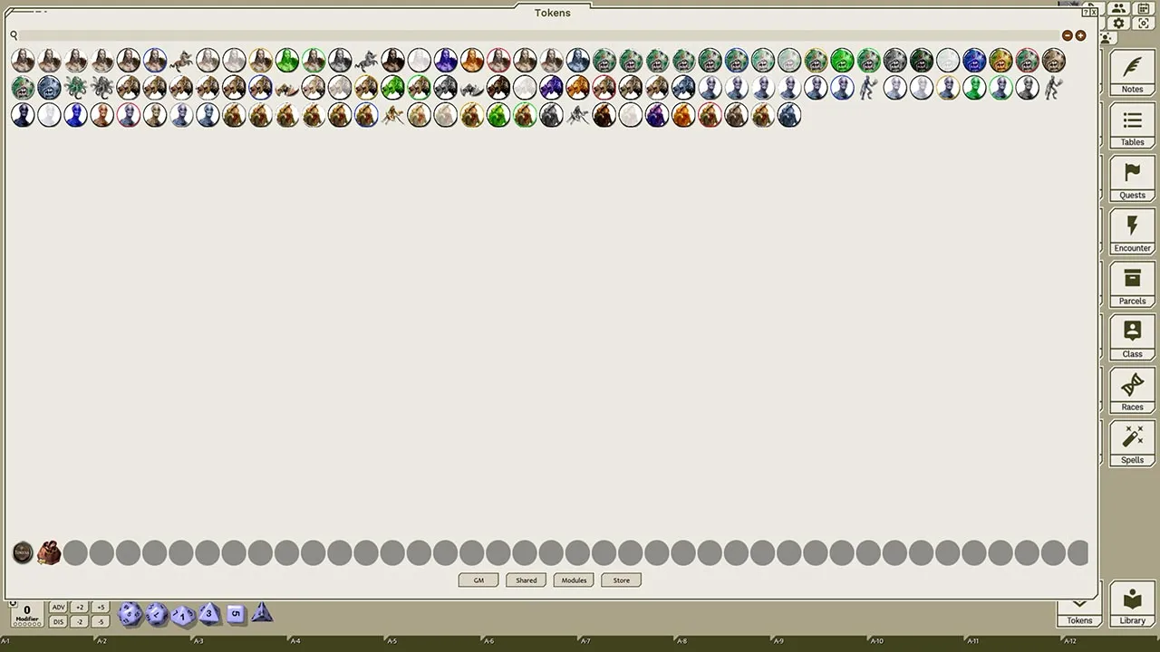 Fantasy Grounds - Creatures A-Z, Volume 4 (Token Pack) Screenshot 0