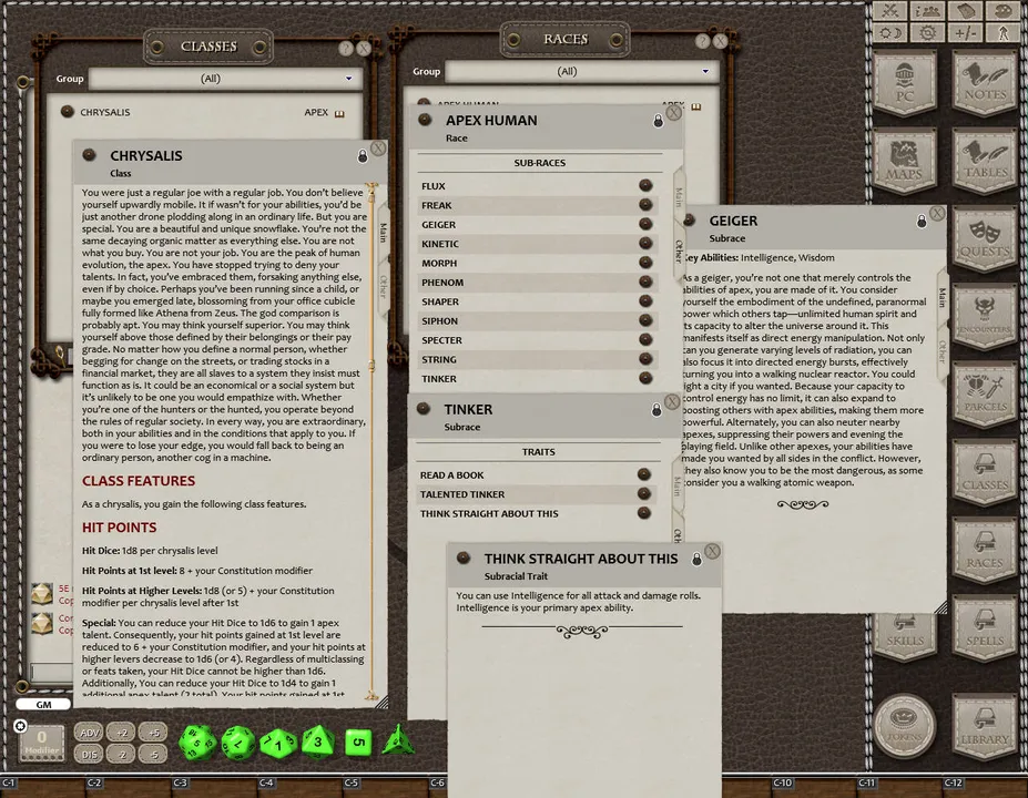 Fantasy Grounds - Apex (5E) Screenshot 3