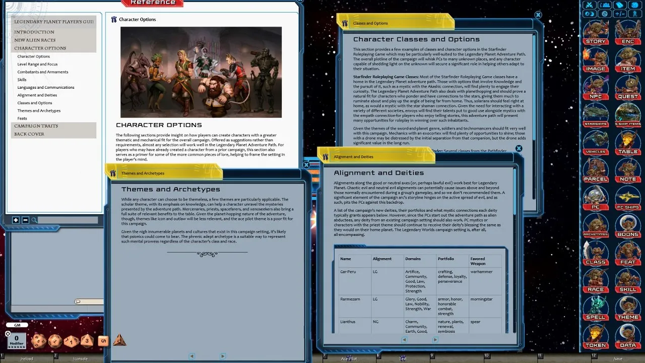 Fantasy Grounds - Legendary Planet Players Guide (SFRPG) Screenshot 1