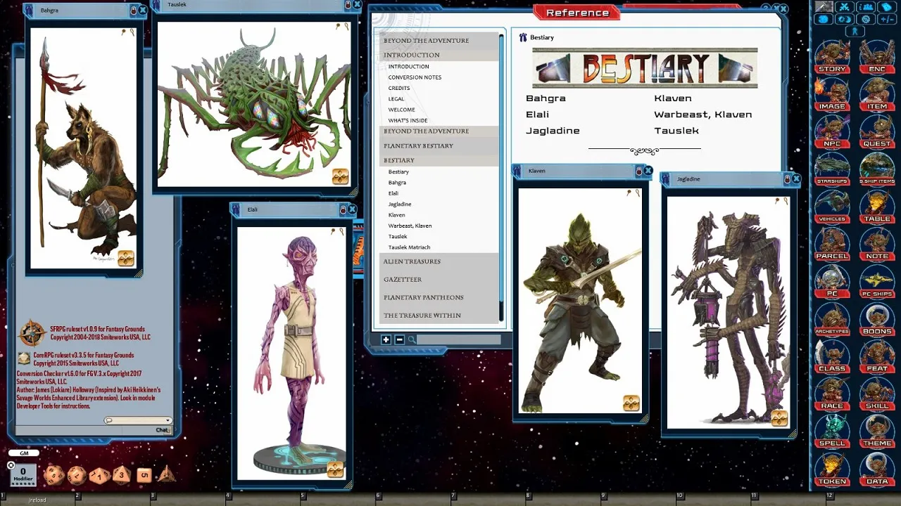 Fantasy Grounds - Legendary Planet: To Worlds Unknown (SFRPG) Screenshot 1