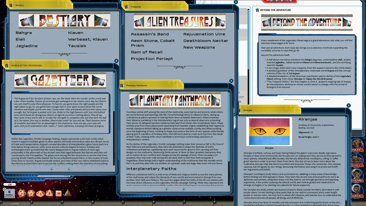 Fantasy Grounds - Legendary Planet: To Worlds Unknown (SFRPG) Screenshot 3