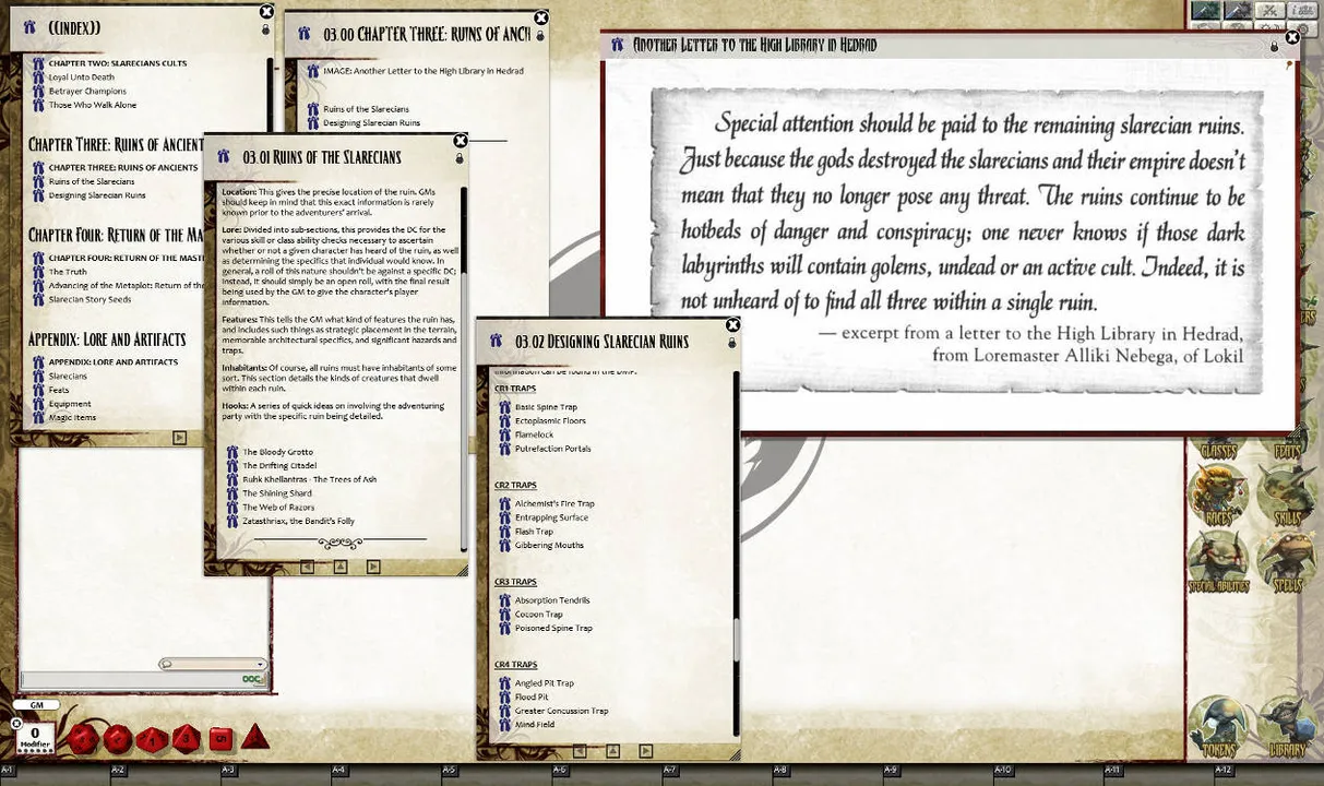 Fantasy Grounds - Echoes of the Past: The Slarecian Legacy (PFRPG) Screenshot 2