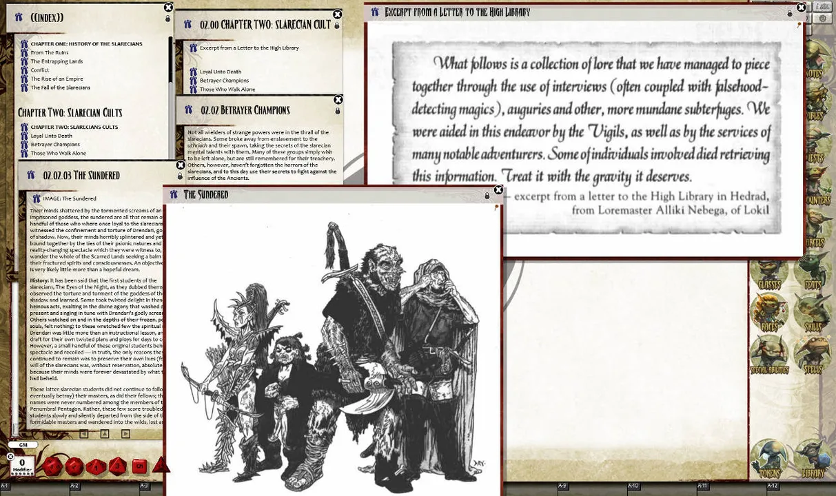 Fantasy Grounds - Echoes of the Past: The Slarecian Legacy (PFRPG) Screenshot 1