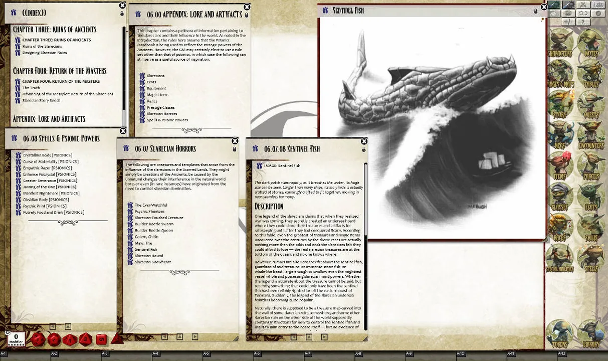 Fantasy Grounds - Echoes of the Past: The Slarecian Legacy (PFRPG) Screenshot 3