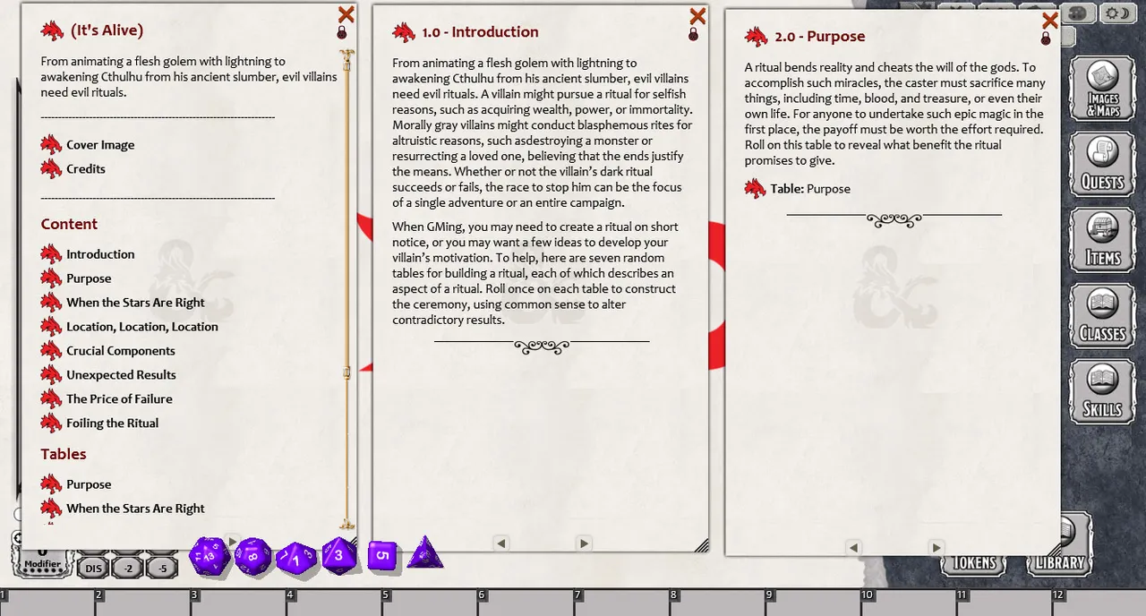 Fantasy Grounds - En5ider: Its Alive (5E) Screenshot 2