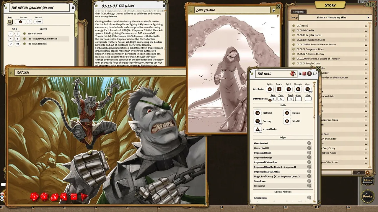 Fantasy Grounds - Shaintar: Thundering Skies (Savage Worlds) Screenshot 2
