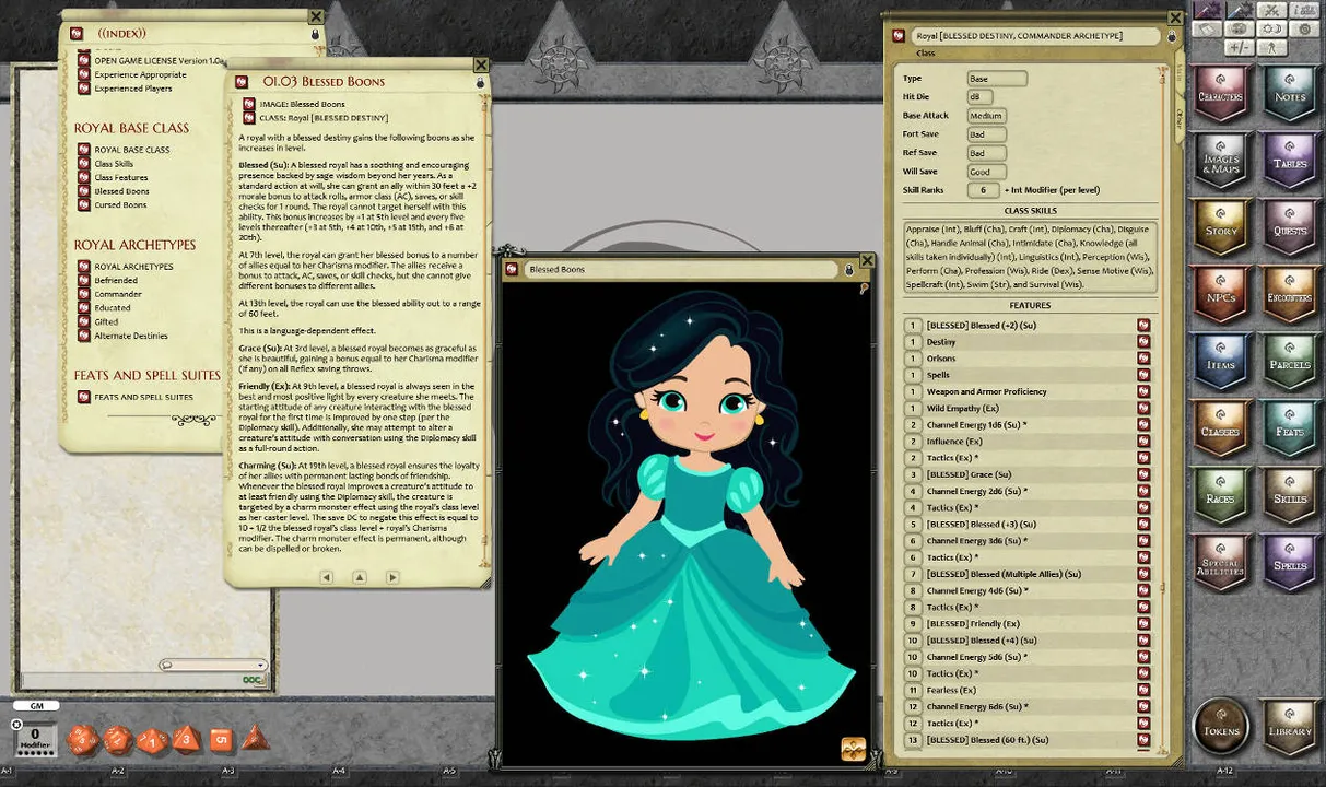 Fantasy Grounds - Royal Class (PFRPG) Screenshot 0