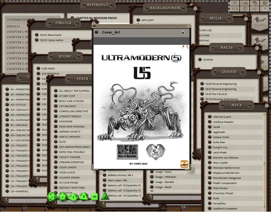 Fantasy Grounds - Ultramodern5 (5E) Screenshot 0