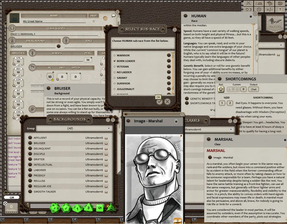 Fantasy Grounds - Ultramodern5 (5E) Screenshot 3