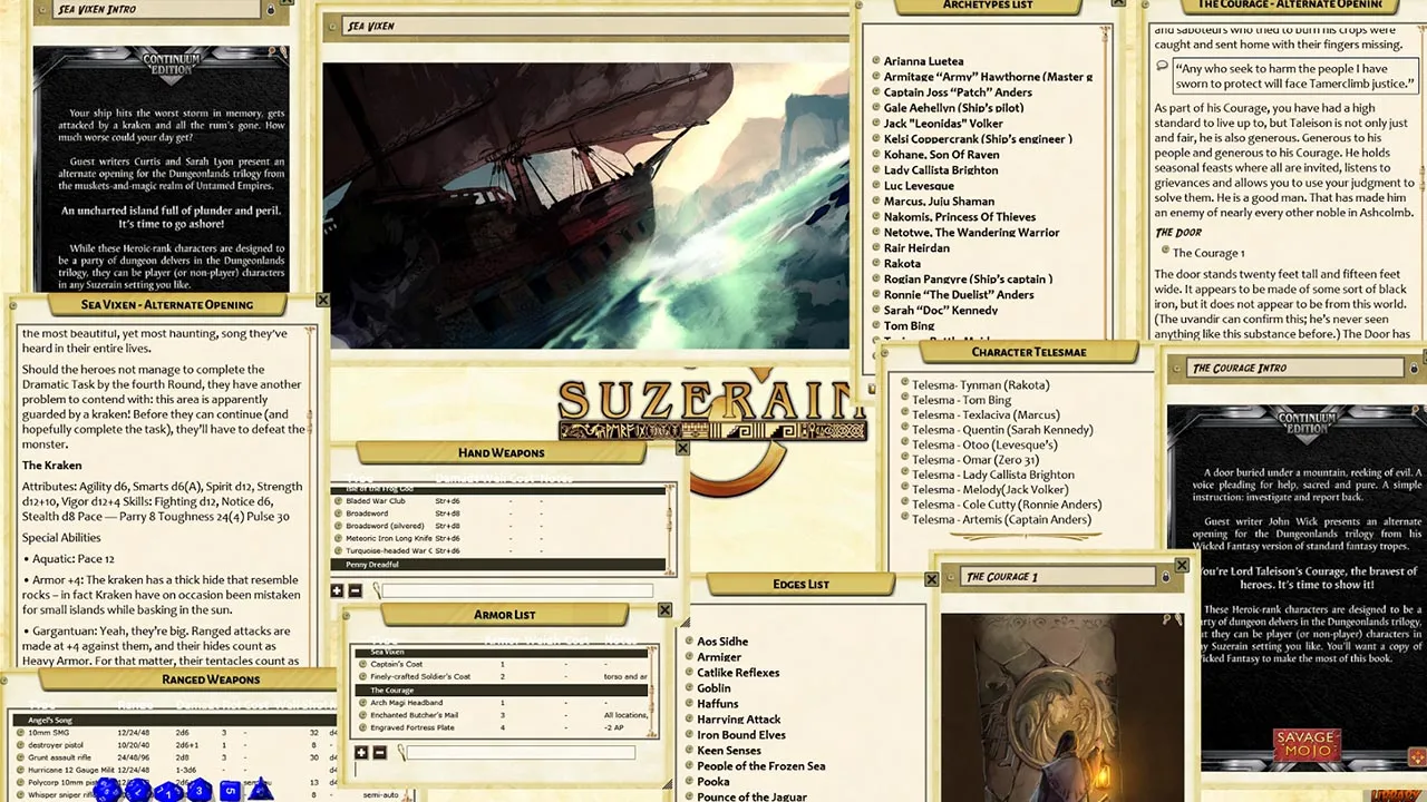 Fantasy Grounds - Dungeonlands Intro Pack (Savage Worlds) Screenshot 3