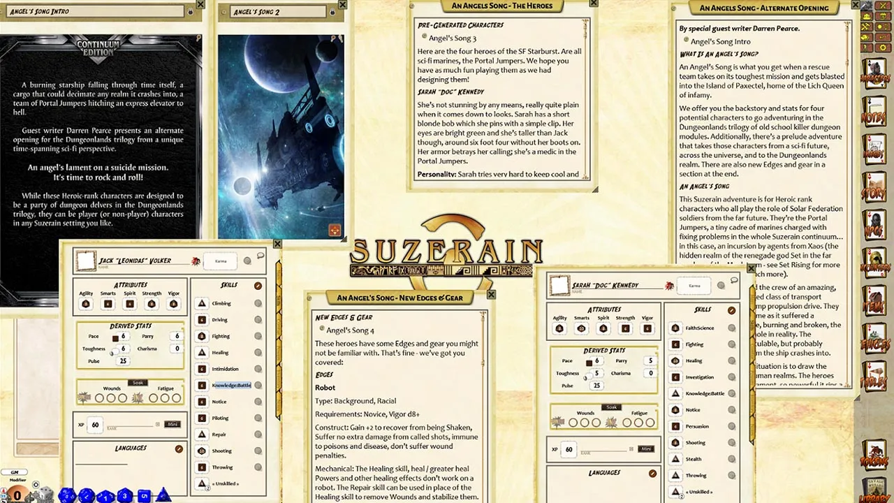 Fantasy Grounds - Dungeonlands Intro Pack (Savage Worlds) Screenshot 1