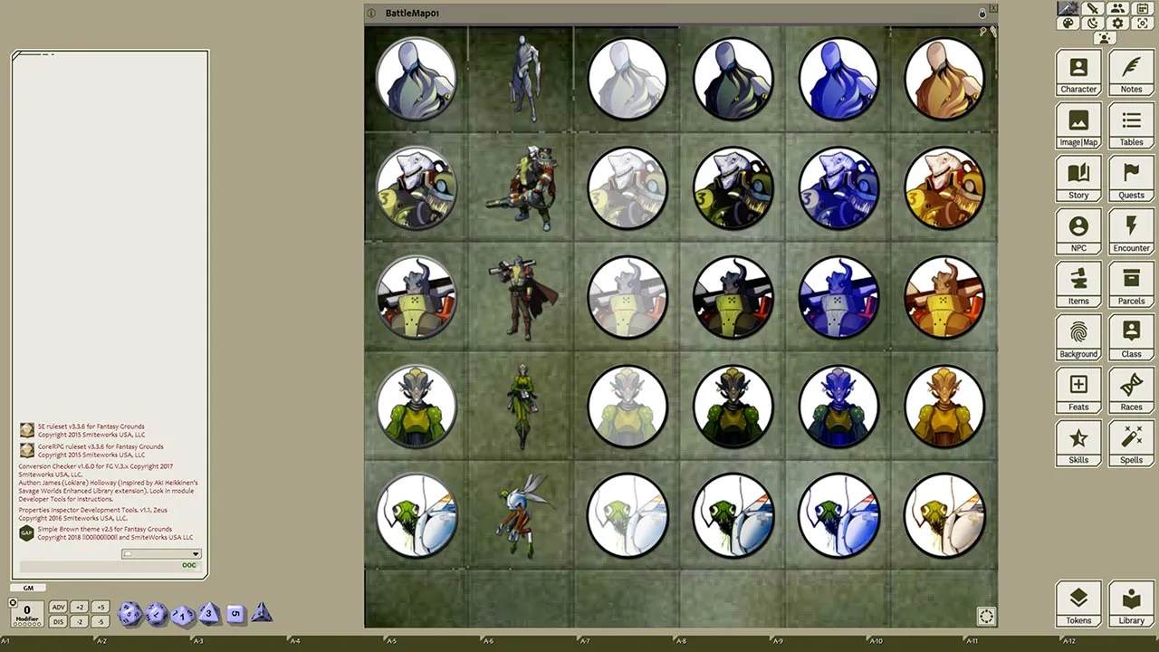 Fantasy Grounds - Sci-fi Species, Volume 6 (Token Pack) Screenshot 1