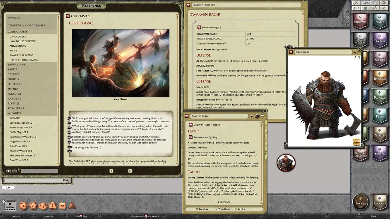 Fantasy Grounds - Pathfinder RPG - NPC Codex (PFRPG) Screenshot 2
