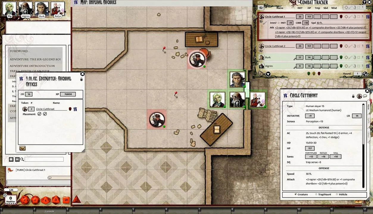 Fantasy Grounds - Pathfinder RPG - War for the Crown AP 6: The Six-Legend Soul (PFRPG) Screenshot 0
