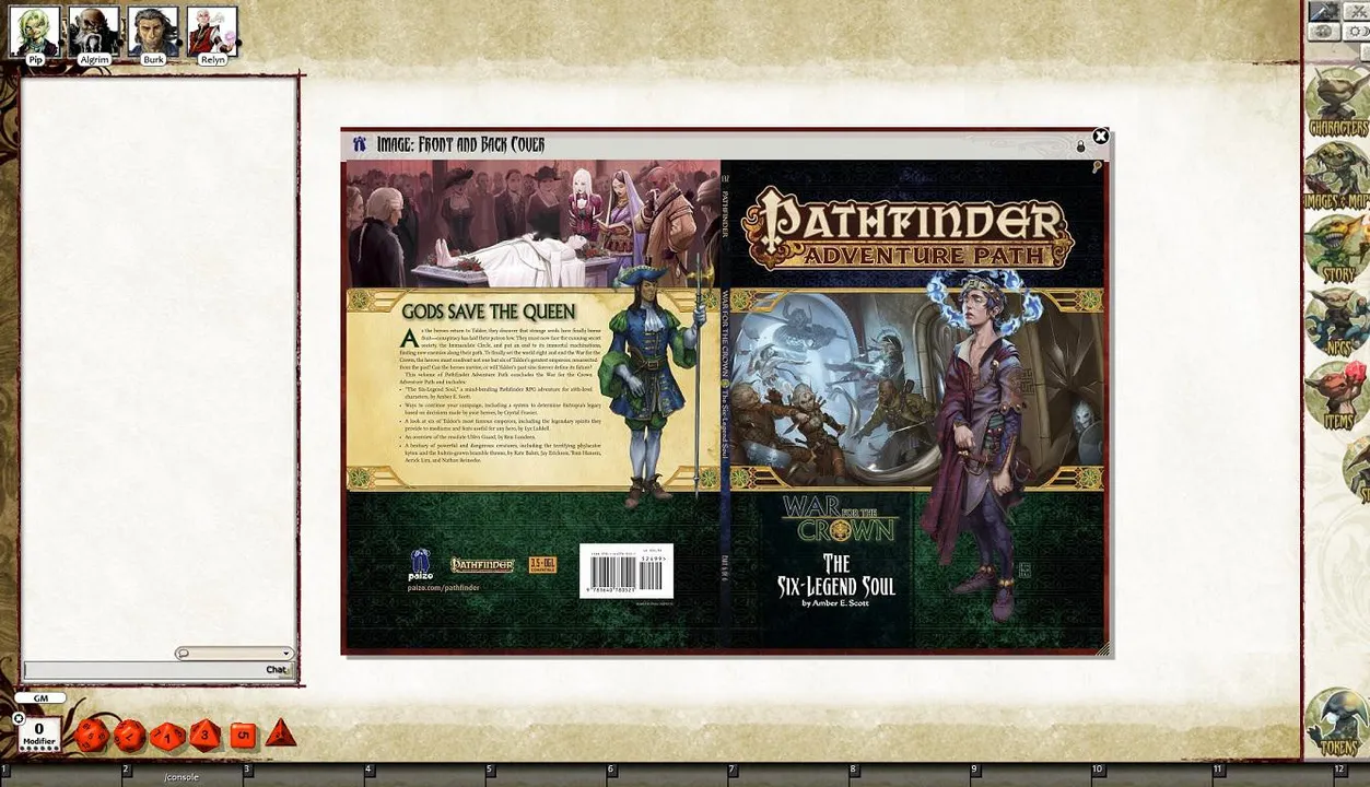 Fantasy Grounds - Pathfinder RPG - War for the Crown AP 6: The Six-Legend Soul (PFRPG) Screenshot 2