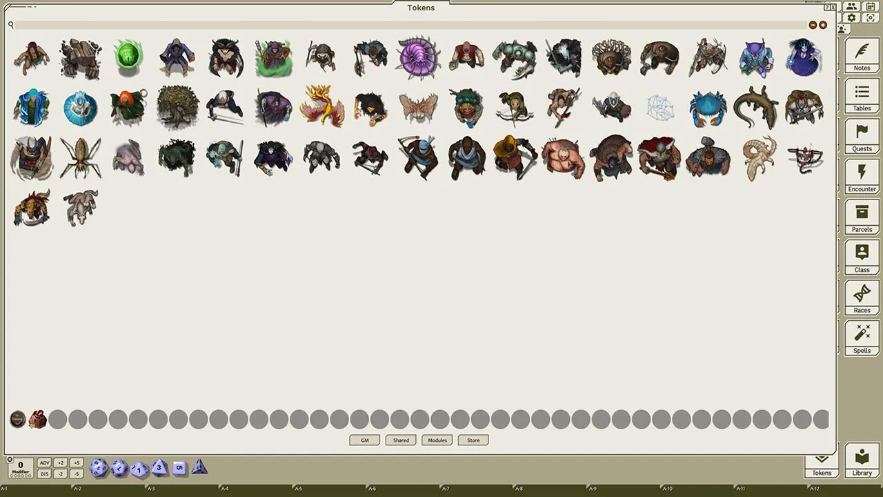 Fantasy Grounds - Devin Night: Tome of Beasts Pack 4 – Eleinomae–Goatman (Token Pack) Screenshot 1